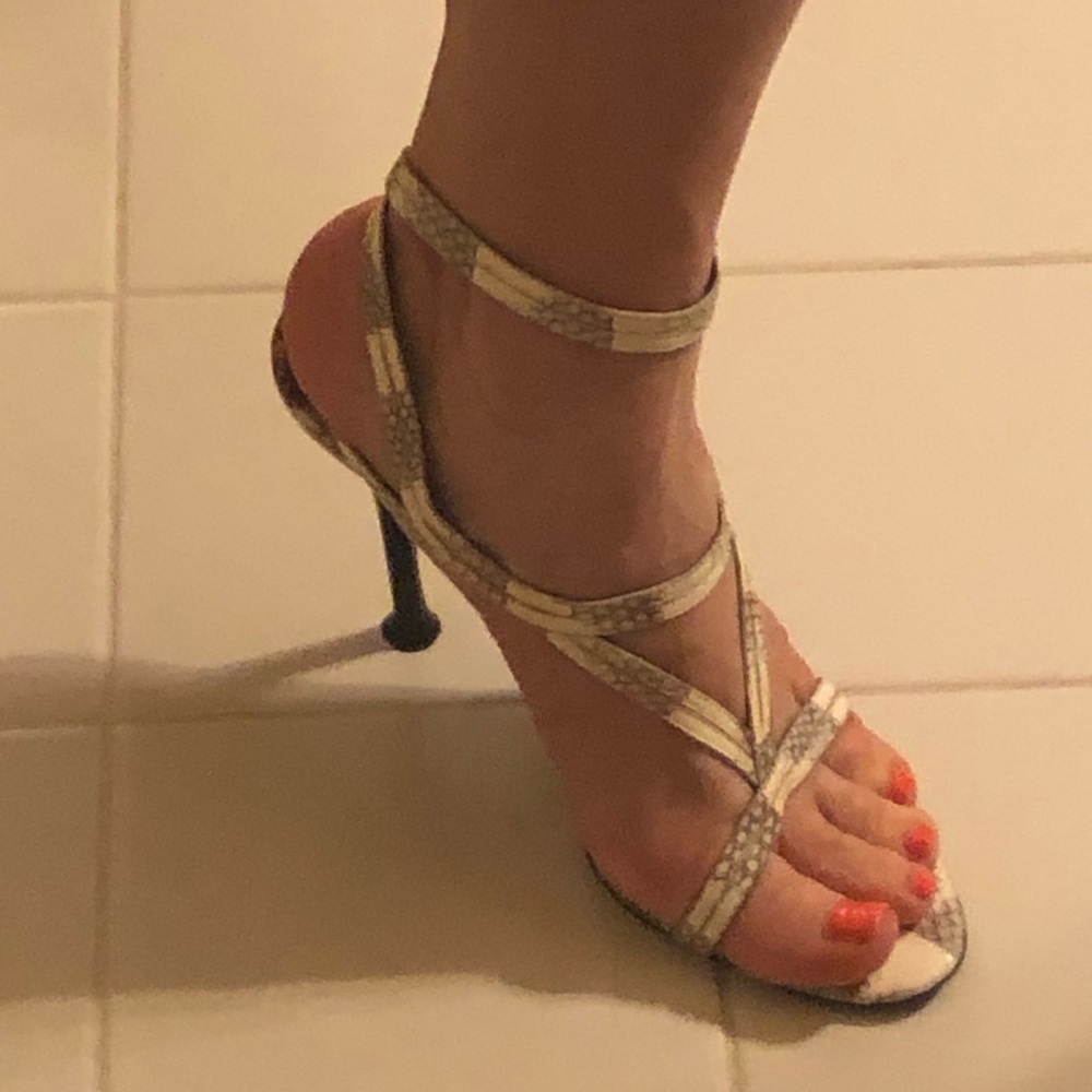 New ! Stunning Snakeskin Sergio Rossi, size 8.5